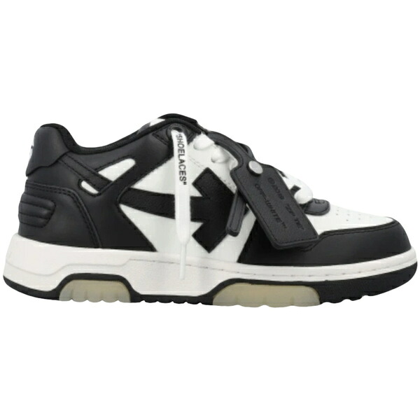 OFF-WHITE 象牙色 レディース スニーカー  【OFF-WHITE Out Of Office \"OOO\"" Low Black White (Women\u0027s)】  大きさ US_7(24.0糎) Black/White"