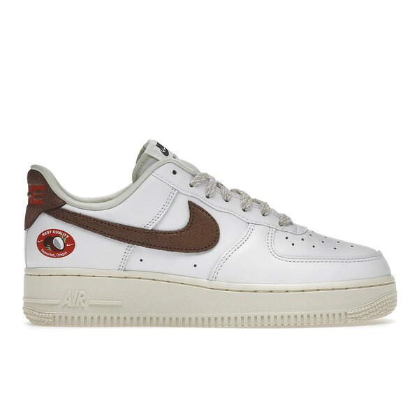 Nike ナイキ レディース スニーカー 【Nike Air Force 1 '07 LX Coconut (Women's)】 サイズ US_6(23.0cm) White/Archaeo Brown/Coconut Milk｜asty