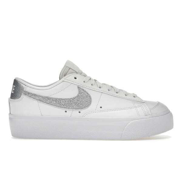 Nike ナイキ レディース スニーカー 【Nike Blazer Low Platform Summit White Metallic Silver (Women's)】 サイズ US_5.5(22.5cm) Summit White/Sail/White/Metallic Silver｜asty