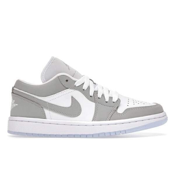 Jordan ジョーダン レディース スニーカー  【Jordan 1 Low Wolf Grey (Women\u0027s)】  大きさ US_7.5(24.5糎) White/Wolf Grey-Aluminium