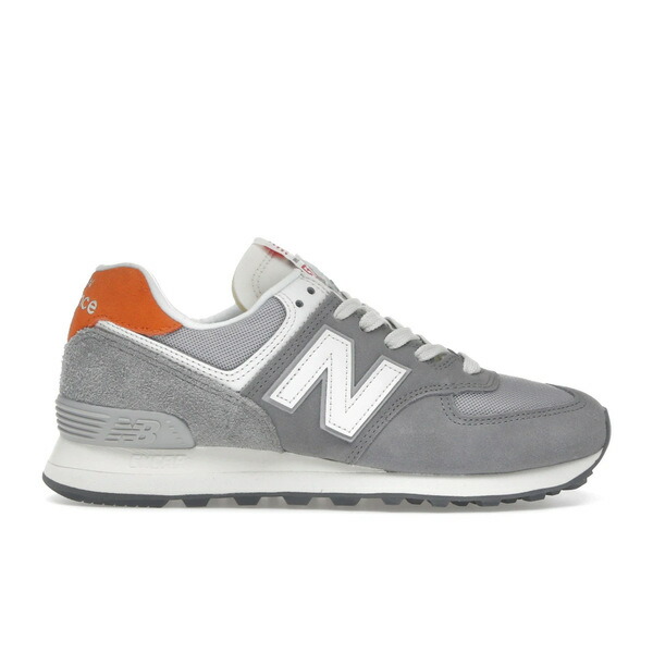 New Balance ニューバランス レディース スニーカー 【New Balance 574 Grey Orange (Women's)】 サイズ US_5.5(22.5cm) Slate Grey/Raincloud/Sun Glow|asty