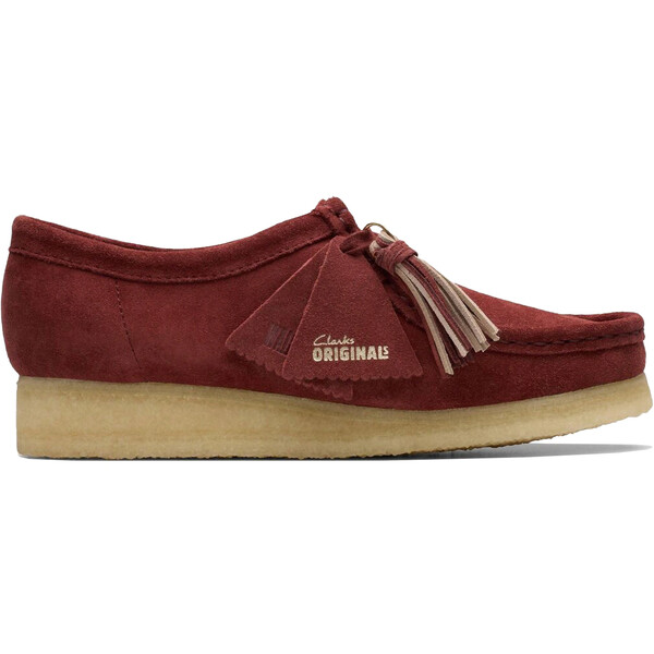 Clarks クラークス レディース スニーカー 【Clarks Originals Wallabee Deep Red (Women's)】 サイズ US_8.5(25.5cm) Deep Red|asty