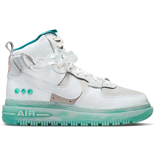 Nike ナイキ レディース スニーカー 【Nike Air Force 1 High Utility 2.0 Shapeless, Formless, Limitless Jade (Women's)】 サイズ US_5(22.0cm) White/Grey/Jade/Cyan｜asty