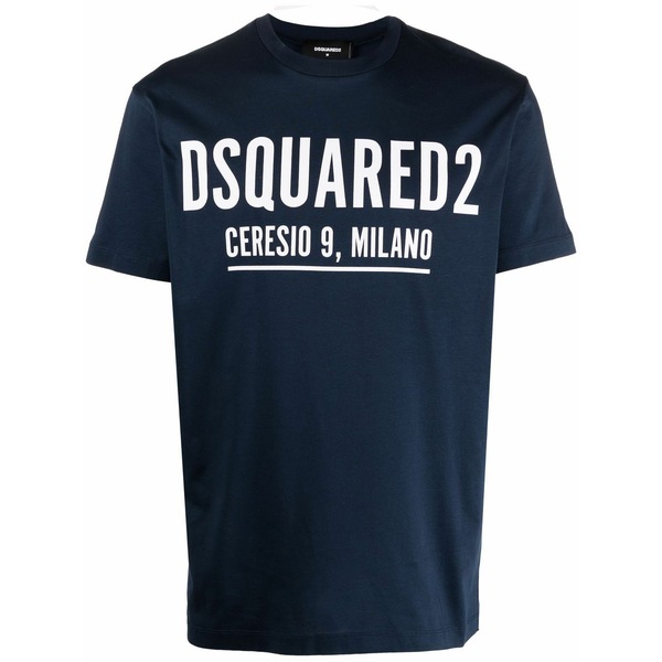 新品未使用】DSQUARED2 コットン ロゴ Tシャツ シルバー Lサイズ | www