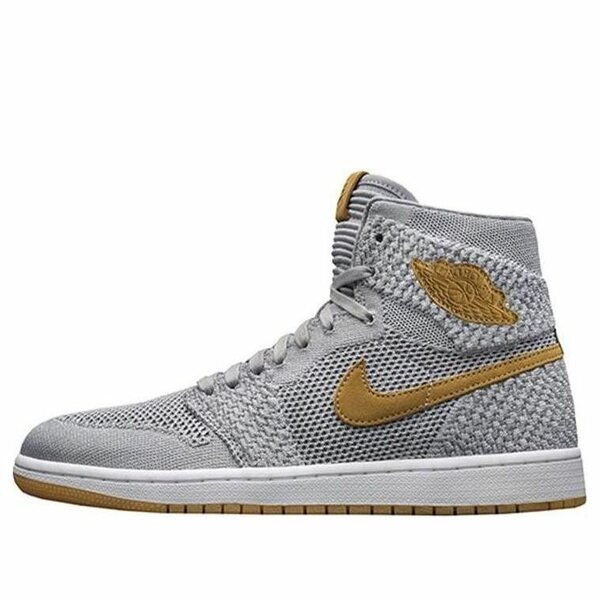 Air Jordan ジョーダン メンズ スニーカー 【Air Jordan 1 Retro High OG Flyknit 'Wolf Grey' 919704-025】 サイズ US_9(27.0cm)|asty