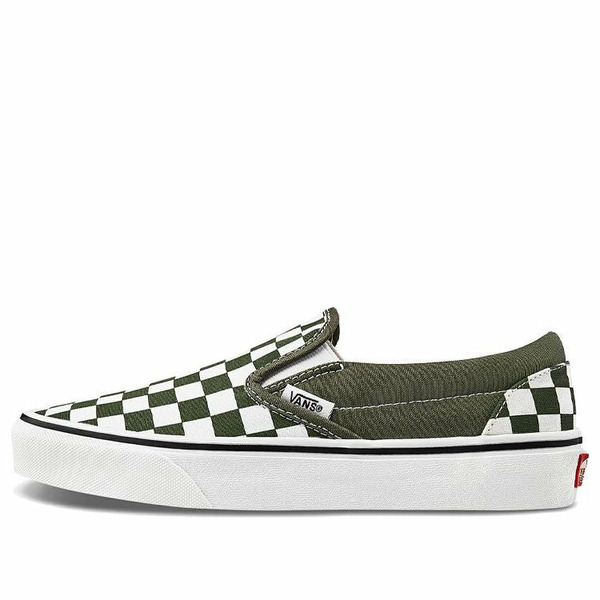Vans バンズ メンズ スニーカー  【Vans Classic Slip-On \u0027Checkerboard - Grape Leaf\u0027 VN0A4U381GA】  大きさ US_M_4.5