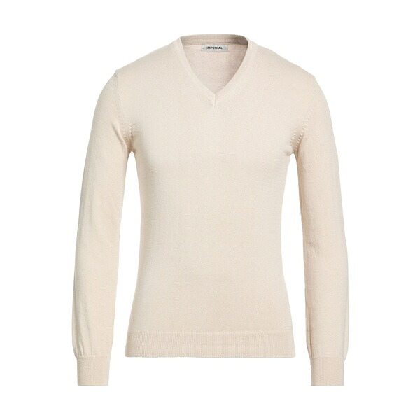 【貨物輸送無料】 インペリアル メンズ 編み物\u0026プルオーバー アウター Sweaters Beige トップス-メンズファッション