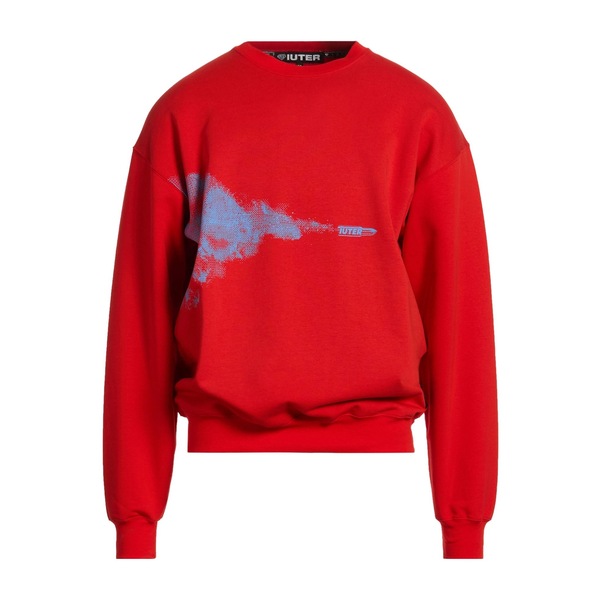 【貨物輸送無料】 アイウーター メンズ パーカー・スウェットシャツ アウター Sweatshirts Red