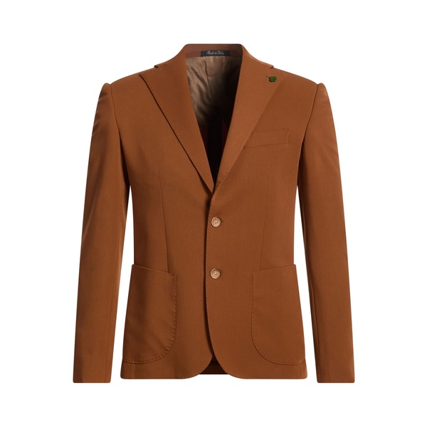 【貨物輸送無料】 エレディ デル ドゥカ メンズ 上衣＆上衣 アウター Blazers Brown