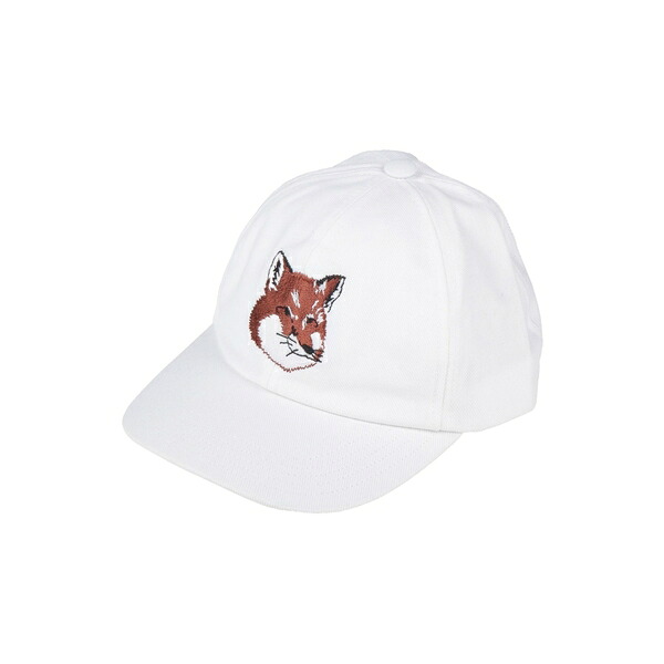 【送料無料】 メゾン キツネ メンズ 帽子 アクセサリー Hats White|asty