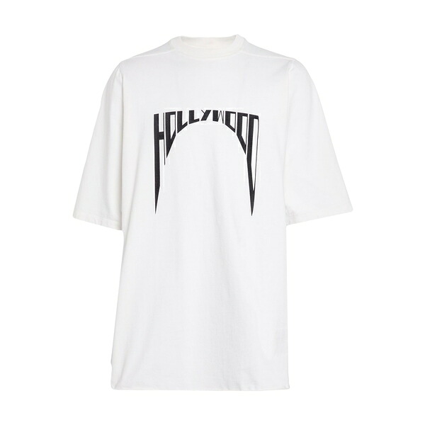 【貨物輸送無料】 リックオウエンス メンズ ティーシャツ トップス T-shirts White トップス-Tシャツ・カットソー