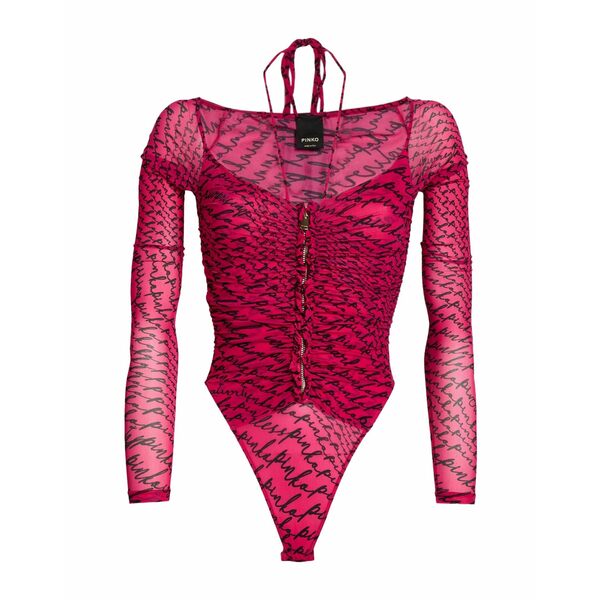 【送料無料】 ピンコ レディース Tシャツ トップス Bodysuits Pink｜asty