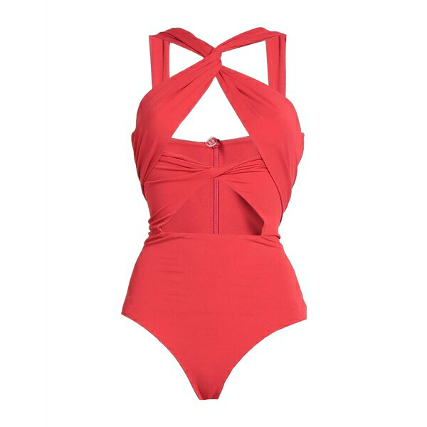 【送料無料】 マグダ・ブトリム レディース Tシャツ トップス Bodysuits Red|asty