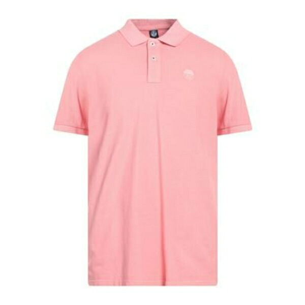 【送料無料】 ノースセール メンズ ポロシャツ トップス Polo shirts Pink
