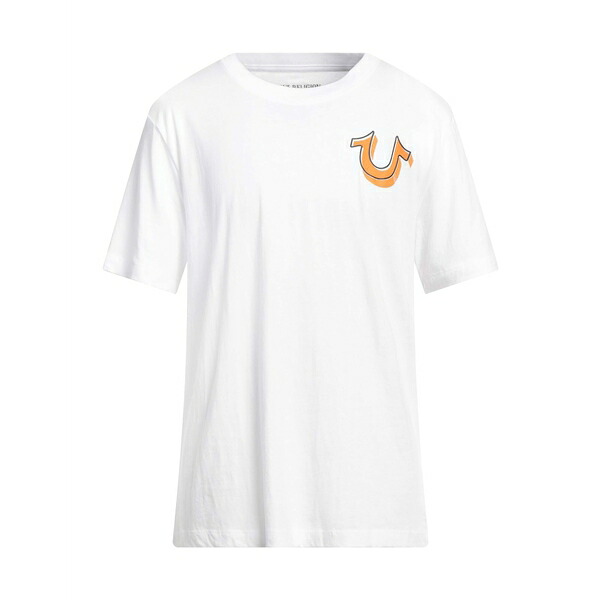 【送料無料】 トゥルーレリジョン メンズ Tシャツ トップス T-shirts White