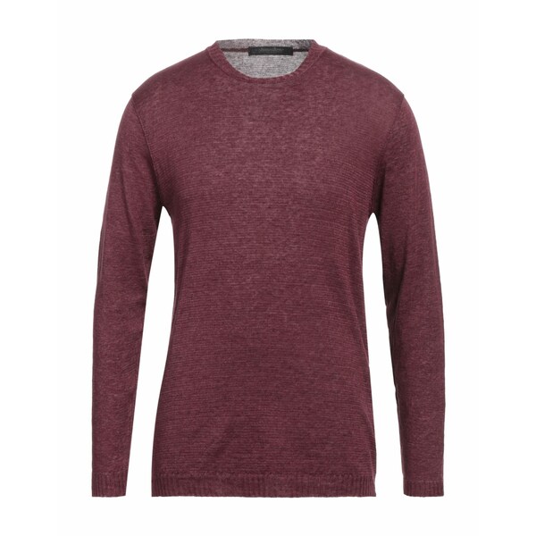 【貨物輸送無料】 メッサジェリエ メンズ 編み物\u0026スウェーター アウター Sweaters Red トップス-ニット・セーター