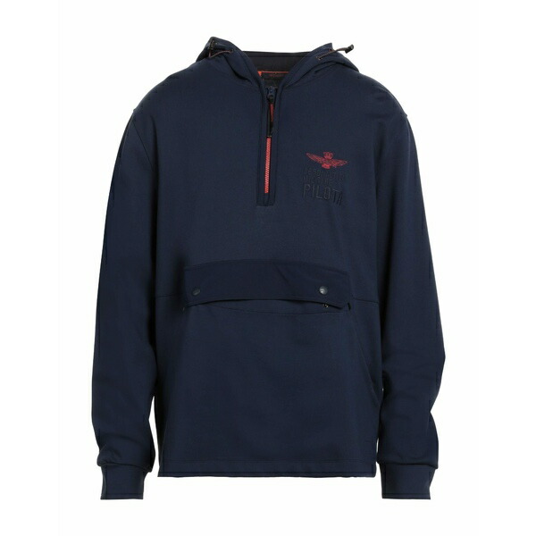 【送料無料】 アエロナウティカ ミリターレ メンズ パーカー・スウェットシャツ アウター Sweatshirts Blue