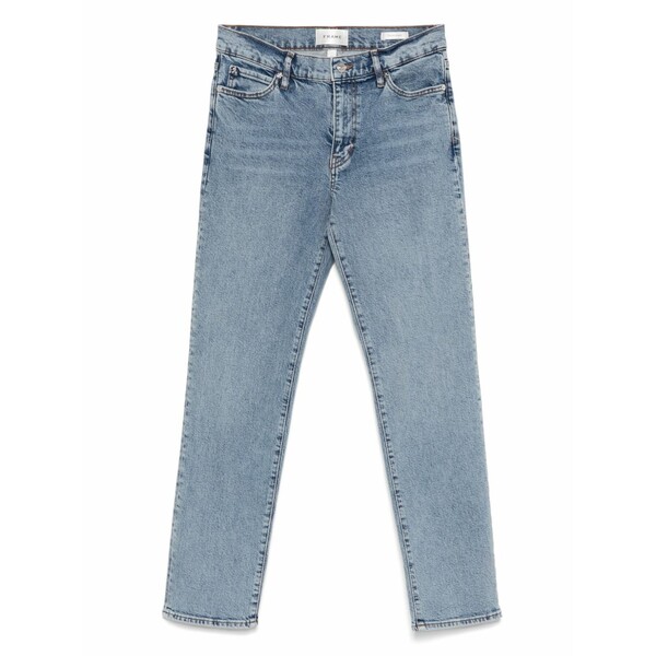 フレーム レディース デニムパンツ ボトムス The borrowed jeans Blue｜asty