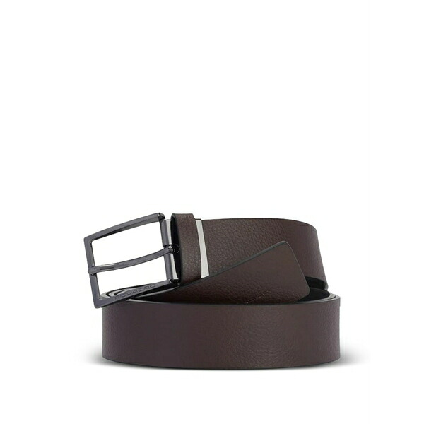 ピークアドロ  メンズ 胴締め 佩び物 Leather belt Black
