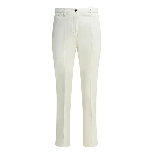 ブリ後ろ側 1949 レディース 心地よいズボン下 ボトムス Button pocket trousers Neutrals