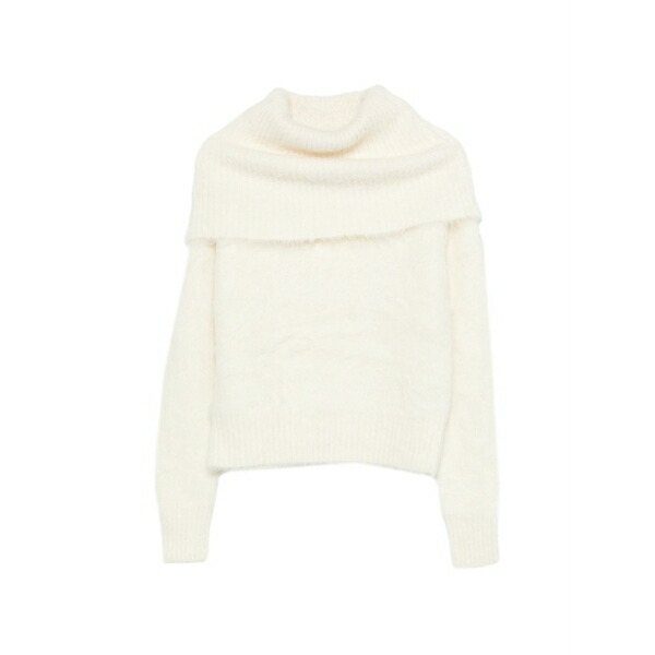 トーテム レディース 編み物\u0026スウェーター アウター Funnel-neck sweater White