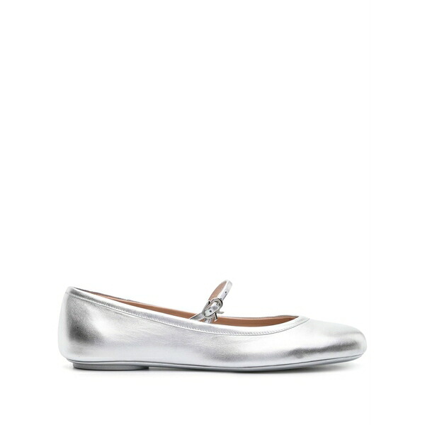 ジャンヴィト ロッシ レディース サンダル シューズ Carla leather ballerina flats Silver