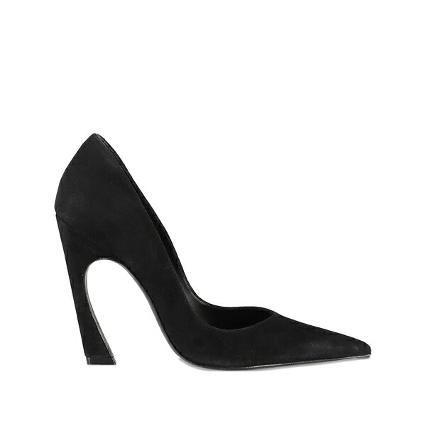 シュッツ レディース パンプス シューズ Curved-heel pointed-toe pumps Black