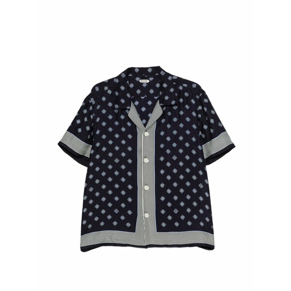 ボーディ メンズ プルオーバー トップス Foyer diamond shirt Blue