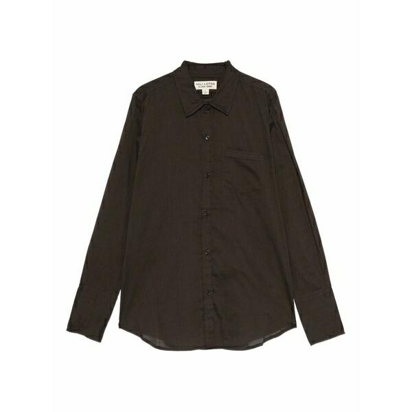 ニリロータン レディース プルオーバー トップス Button-up shirt Brown