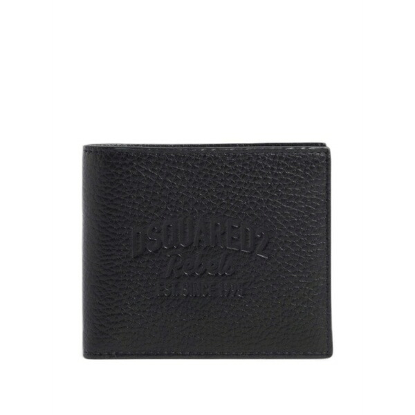 ディースクエアード メンズ 紙入れ 付属品 Rebels wallet Black