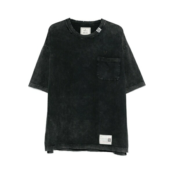 ミハラヤスヒロ メンズ プルオーバー トップス Pocket t-shirt Black