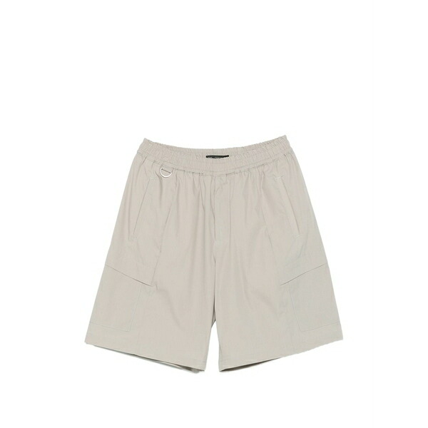 ロウブランド メンズ 心地よいズボン下 ボトムス Elasticated-waist cargo shorts Grey