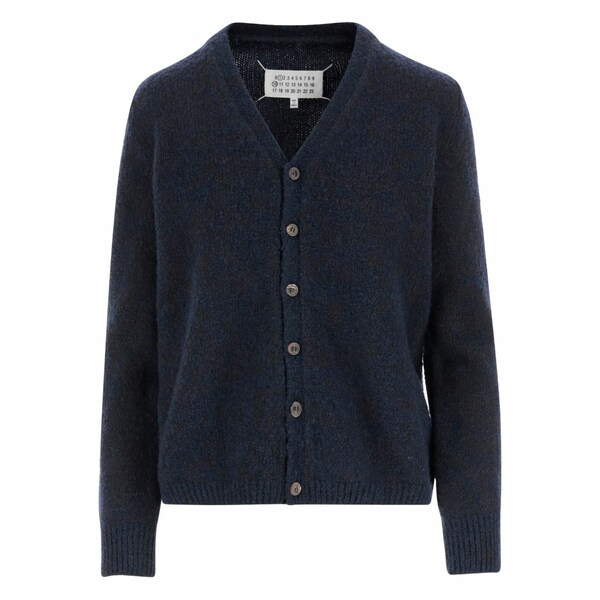 マルタンマルジェラ レディース ジレー アウター Button-front stitching cardigan Blue