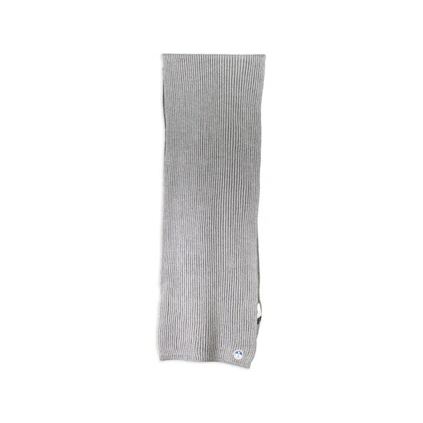 北の方大売り出し メンズ えり巻き・袈裟・えり巻き 付属物 Ribbed-knit logo-patch scarf Grey