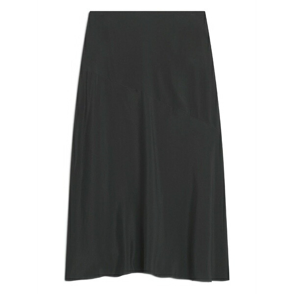 棲み家 狐狸 レディース スコート ボトムス Slip MIDI skirt Black