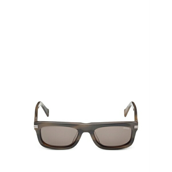 ゼニア メンズ サングラス・アイウェア 佩び物 Square-frame sunglasses Brown