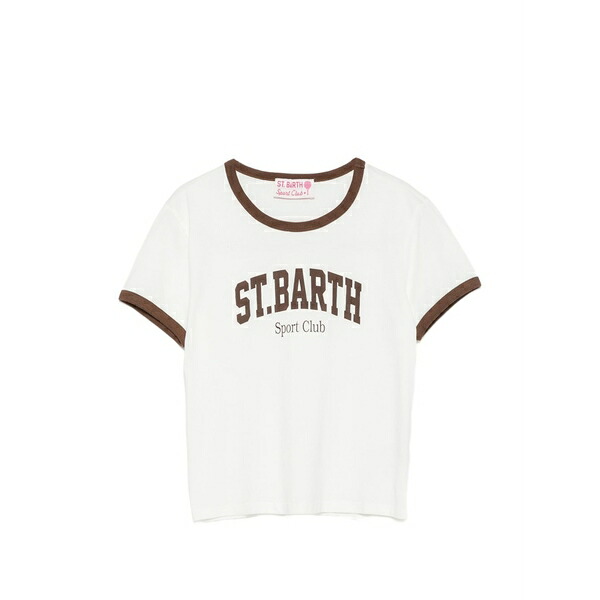 エムシーツーセイントバース レディース ティーシャツ トップス Logo-print t-shirt White