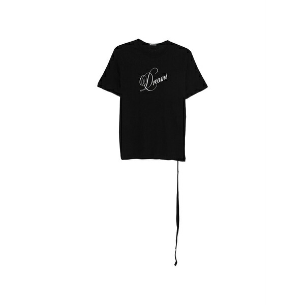 アン ドゥムルメステール メンズ プルオーバー トップス Baptist printed t-shirt Black