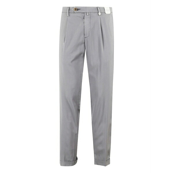 ミース メンズ 心地よいズボン下 ボトムス Pleat-detail pants Grey