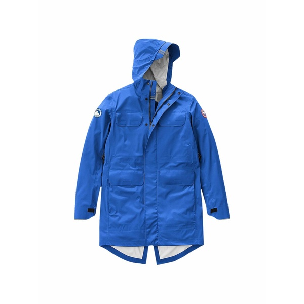 カナダグース メンズ 厚地の外套 アウター Seawolf packable rain coat Blue