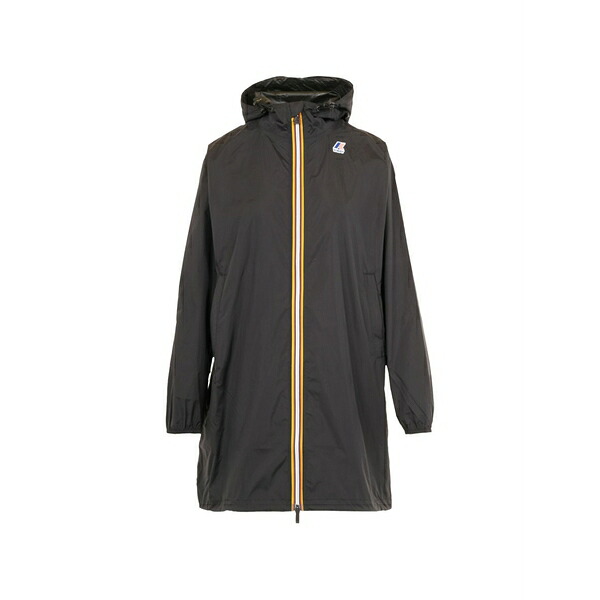 ケイ通い路 メンズ 厚地の外套 アウター Zip-up hooded coat Black