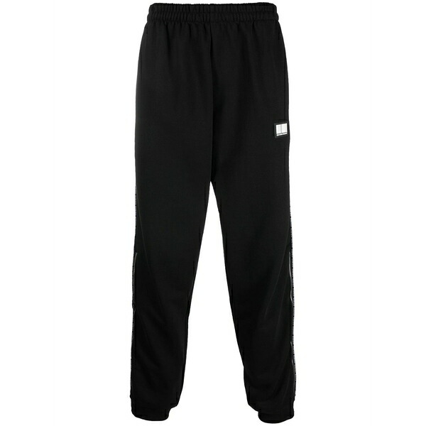 ブイティーエムエヌティーエス メンズ 心地好いズボン下 ボトムス Logo track pants Black
