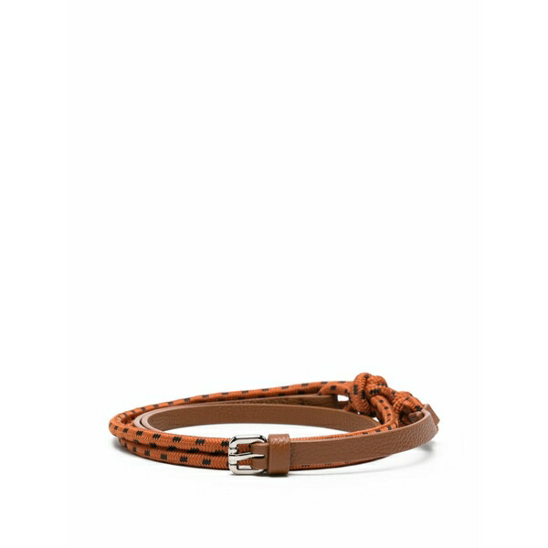 プランシー レディース 三尺帯 付属物 Rope-detail belt Brown