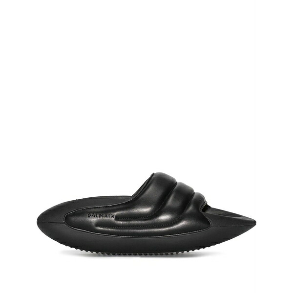 バルマン メンズ サンダル シューズ B-it-puffy quilted slides Black