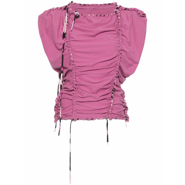 イザ呼びりん マラン レディース ティーシャツ トップス Zohra top Pink