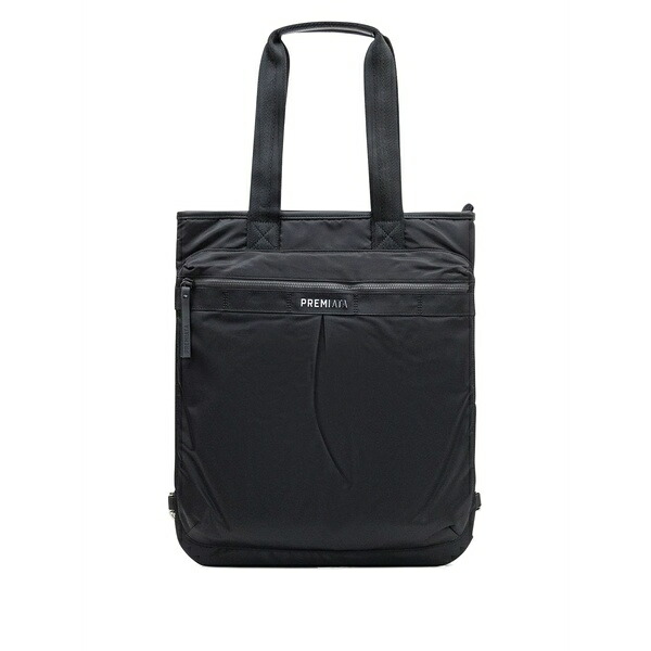 プレミアータ メンズ トートバッグ 御徒面子 Kymani zip-top tote bag Black
