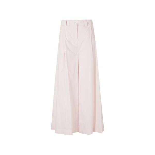 ソロトレ レディース 心地好いズボン下 ボトムス Pleated tailored trousers Pink