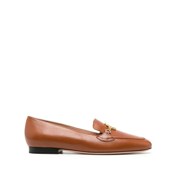 バリー レディース スリッポン・ローファー シューズ Obrien embellished leather loafers Brown