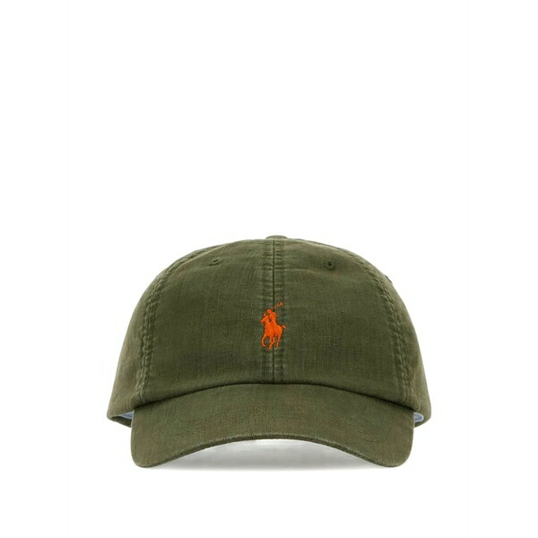 ラルフローレン メンズ かぶり笠 佩び物 Logo cap Green