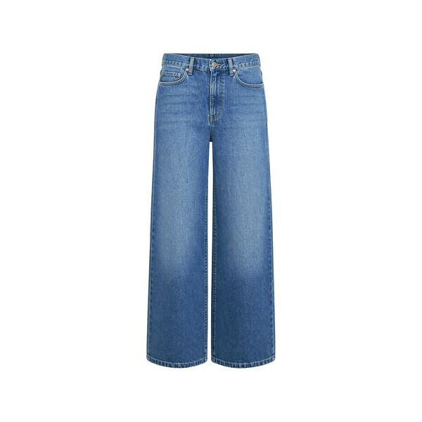 シスレー レディース ジーンズズボン下 ボトムス Logo-patch jeans Blue